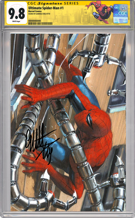Ultimate Spider-Man #1 Gabriele Dell'Otto CGC SS 9.8 VIRGIN EDITION