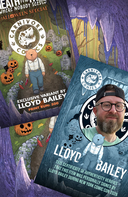 Beneath the Trees Where Nobody Sees [Halloween] SIGNED by Patrick Hovarth & Lloyd Bailey