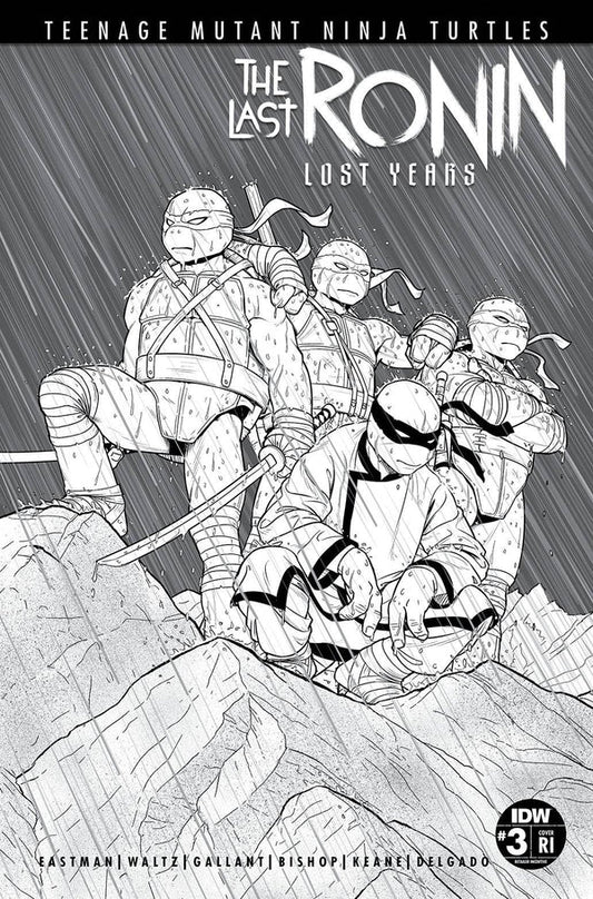 TMNT: The Last Ronin - Lost Years #3 - 1:50 Ratio Incentive - Jamie McKelvie