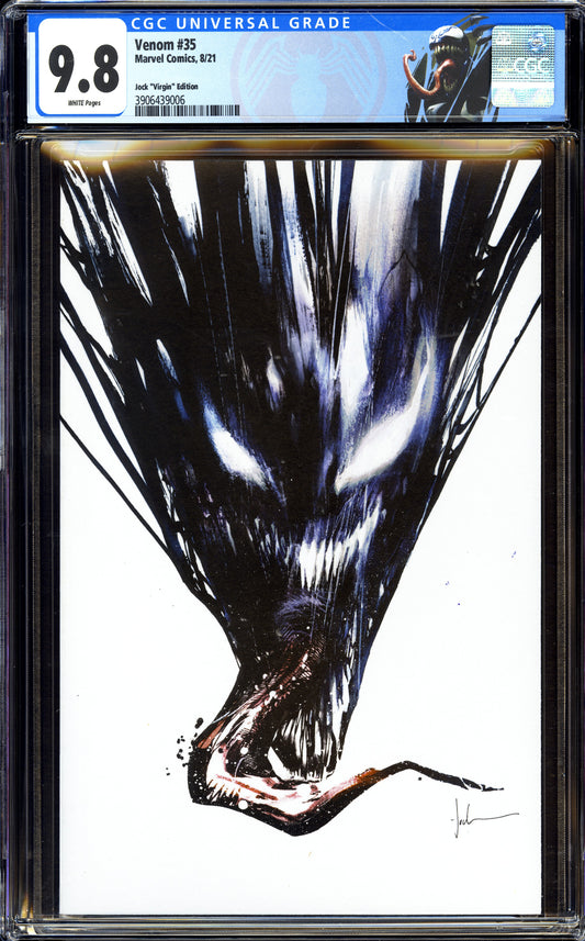Venom #35/200 - CGC 9.8 Jock Virgin Edition 1:500 Incentive "New Venom Key"