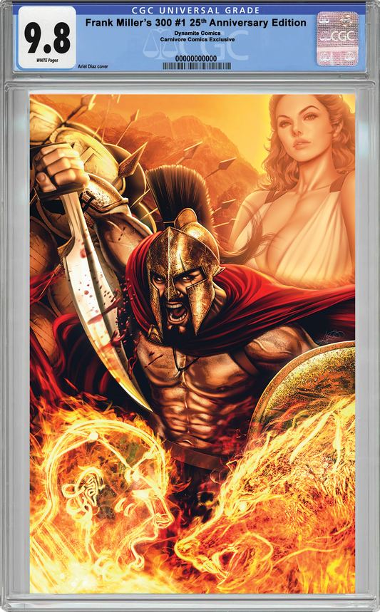 Frank Miller's 300 #1 - CGC 9.8 Blue Label Virgin Variant - Ariel Diaz