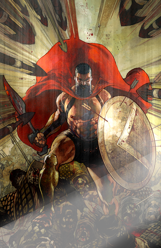 Frank Miller's 300 #1 - Metal Virgin Variant - Simone Bianchi