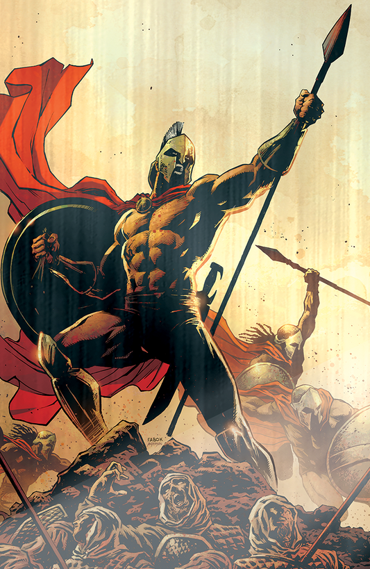 Frank Miller's 300 #1 - Metal Virgin Variant - Jason Fabok