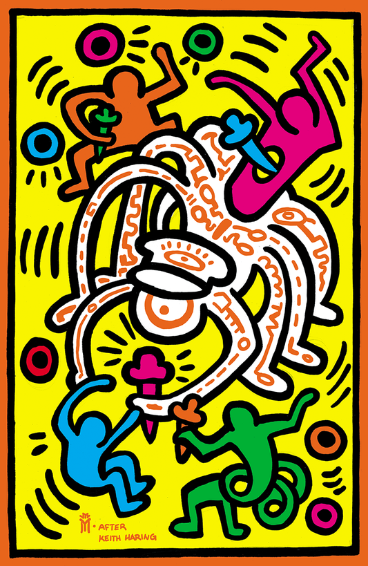 Ice Cream Man #34 - Keith Haring Tribute Virgin Variant - Miguel Mercado