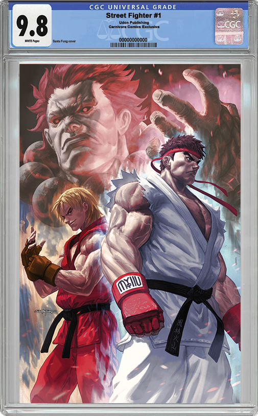 Street Fighter #1 - CGC 9.8 Blue Label - Santa Fung