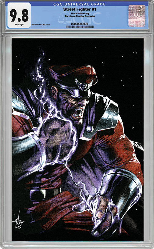 Street Fighter #1 - M. Bison CGC 9.8 Blue Label - Gabriele Dell'Otto