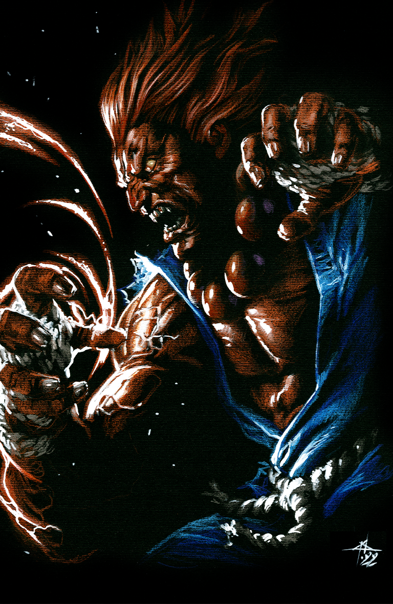 Street Fighter #1 - Akuma Virgin Variant - Gabriele Dell'Otto