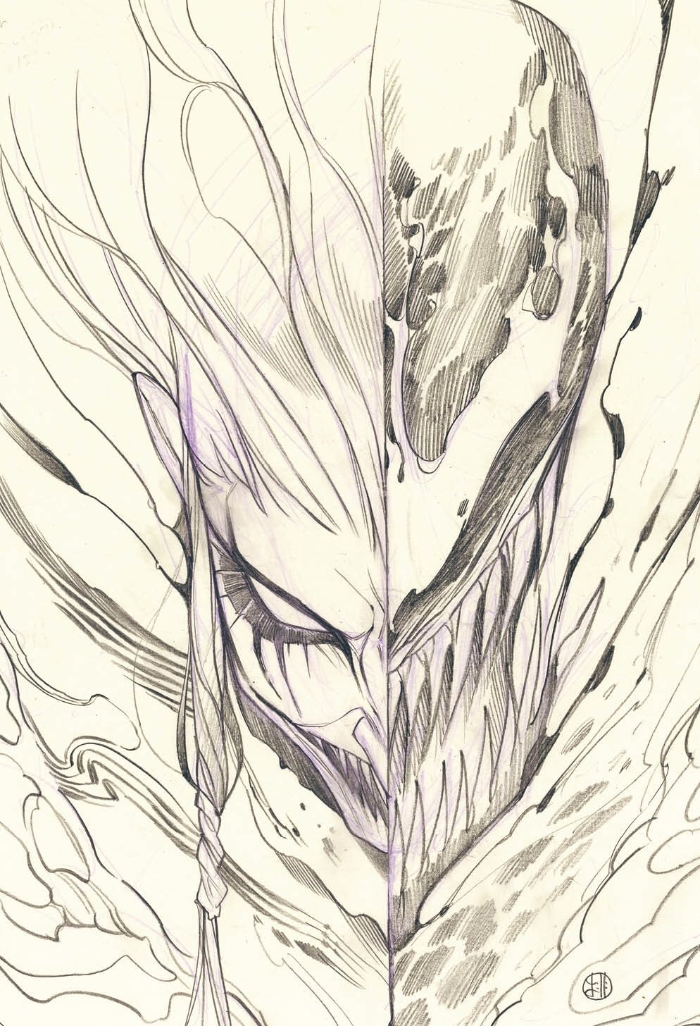 Venom #30 - Sketch Variant - Peach Momoko